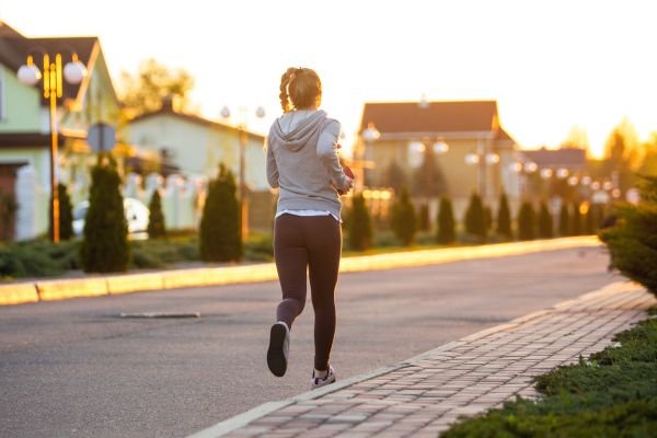 Take a Jog or Walk Outside for affordable exercise at home without gym
