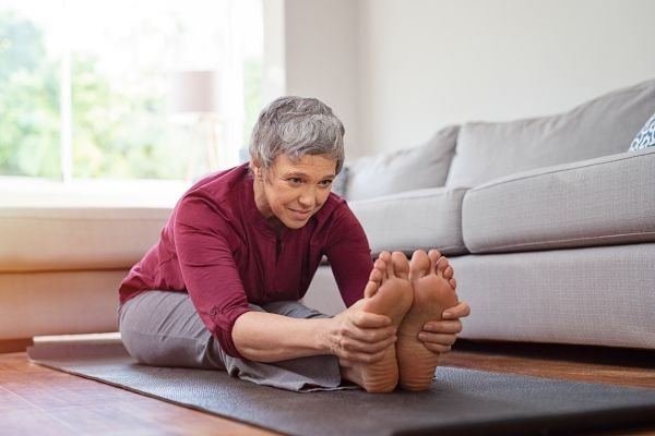 Try Yoga and Stretching for Flexibility and Strength at home without gym membership
