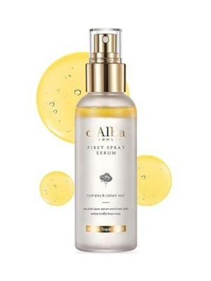 d'Alba Italian White Truffle First Spray Serum, Vegan Skin Care, Light-weight Face Moisturizer, Glow Serum for Radiant Skin, Non Comedogenic, All In One Mist, Korean Skin Care