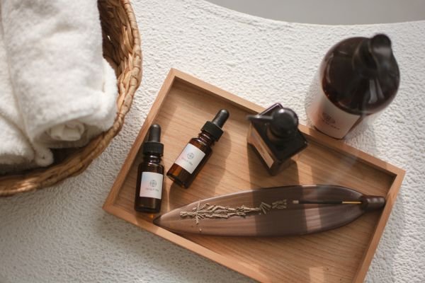 make a spa day kit for handling unused skincare products 