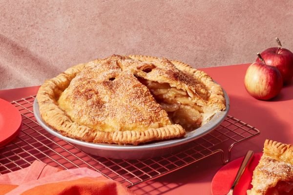 Apple Pie recipe from kingarthurbaking for august feasts on budget